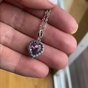 Sterling Silver Chamilia Heart Pendant 💜